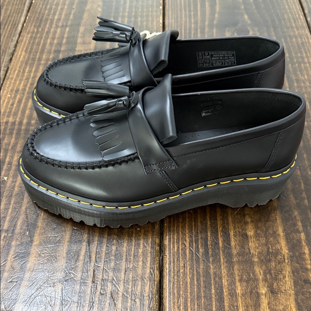 Dr. Martens Black Tassel women’s Dress Shoes - Picture 2 of 5